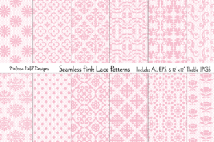 Download Seamless Pink Lace Patterns - Seamless Collection