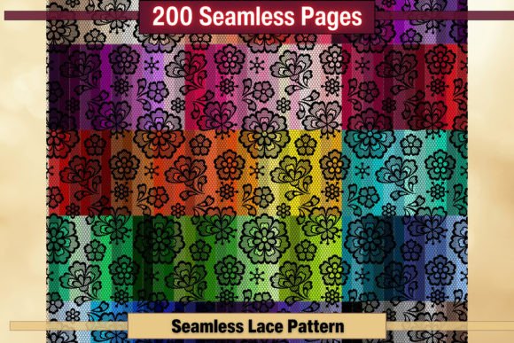 Download Seamless Floral Lace Pattern Papers - Seamless Collection