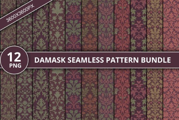 Download Damask Seamless Pattern Bundle - Seamless Collection