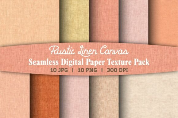 Download Rustic Linen Canvas Seamless Pack - Seamless Collection