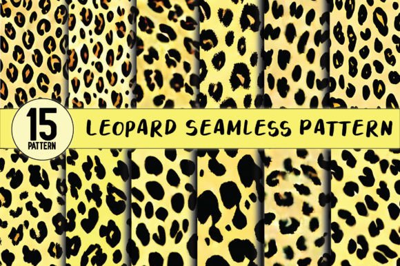Download Bright Gold Leopard Seamless Pattern - Seamless Collection