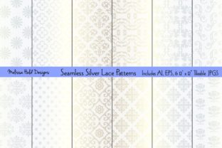 Download Seamless Silver Lace Patterns - Seamless Collection