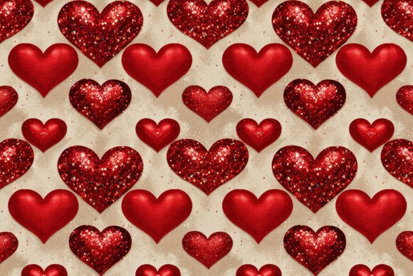 Download Red Glitter Seamless Pattern Background - Seamless Collection
