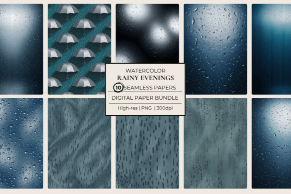 Download Rain Textures Seamless Papers - Seamless Collection