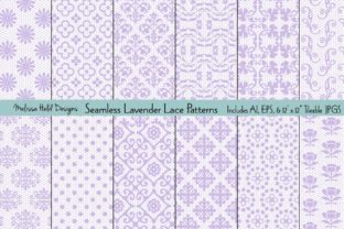 Download Seamless Lavender Lace Patterns - Seamless Collection
