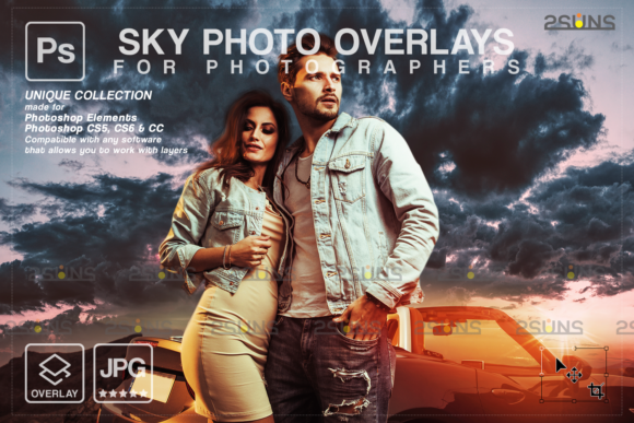 Download Stormy Sky Overlay &amp; Night Sky Overlay - Premium Resources