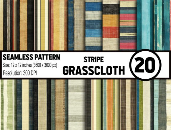 Download Grasscloth Stripe Seamless Texture - Seamless Collection