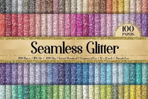 Download Seamless Glitter Texture Papers - Seamless Collection