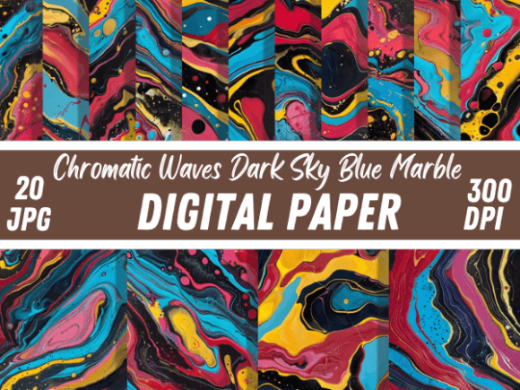 Download Chromatic Waves Dark Sky Blue Marble - Premium Resources