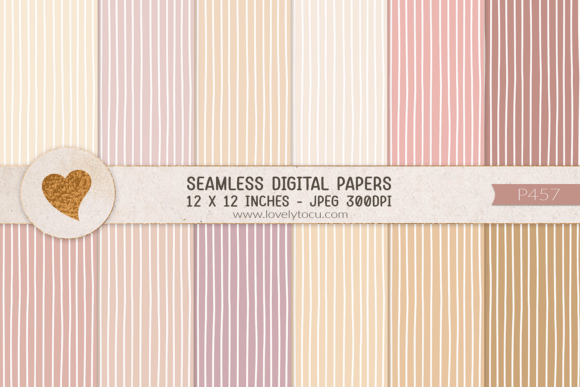 Download Pastel Stripes Seamless Paper Pack - Seamless Collection