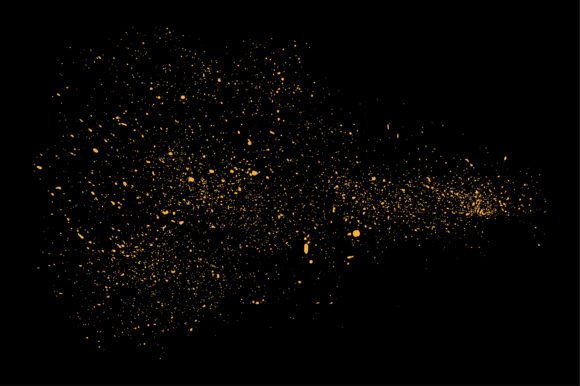 Download Gold Glitter Confetti Texture Isolated - Gold glitter Collection