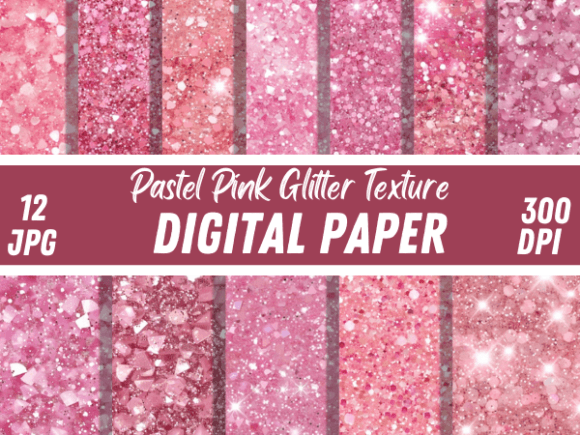 Download Pastel Pink Glitter Seamless Pattern - Seamless Collection